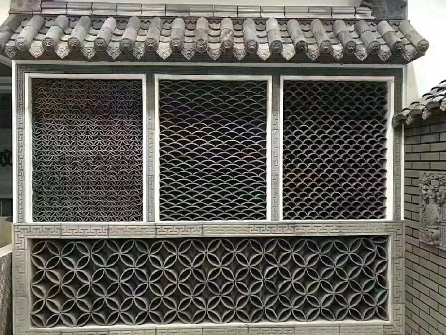 青瓦，小青瓦仿古門頭建筑